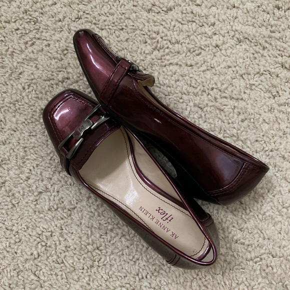 “ANNE KLEIN” 💕 IFlex, Dark maroon mule/loafer - Picture 6 of 8